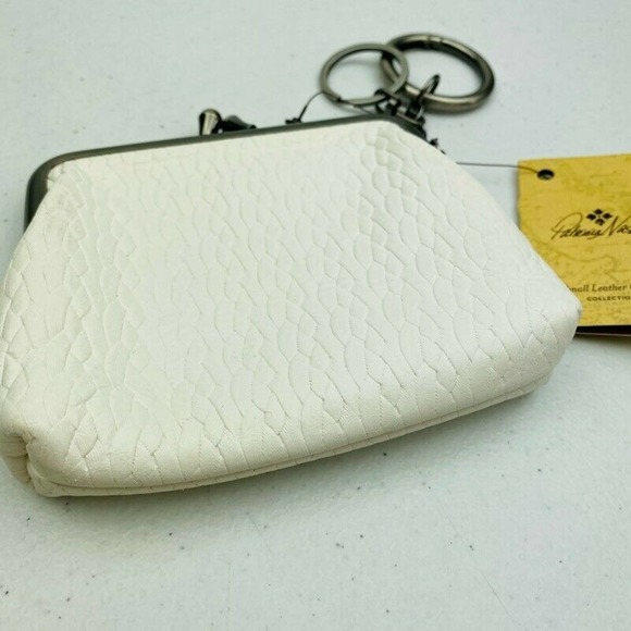 Patricia Nash Borse Coin Purse Key Chain Leather - Picture 4 of 5